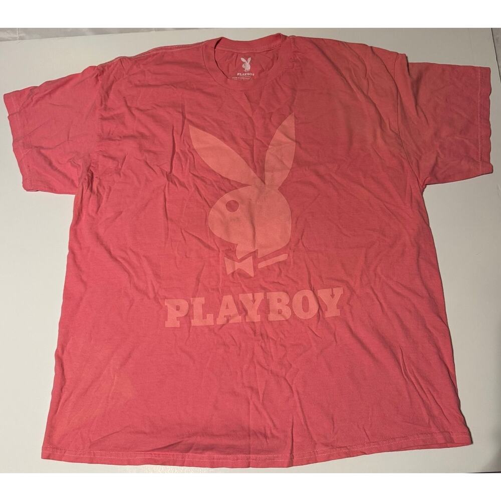 Nwot Fashion Nova Playboy Bunny Hot Pink Tee